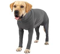 Due Felice Dog Surgery Recovery Suit Dog Onesie for Female Male Dogs Surgical Recovery Suit After Surgery with Legs for Small Medium Large Dogs Grey/XS