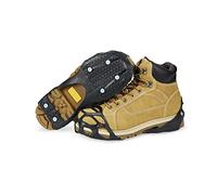 Due North All Purpose Traction Aids, Anti Slip Winter Boot Snow Shoe Grips, Ice Grippers - Rubber Overshoe Cleats, Tungsten Carbide Spikes, Medium, V3550270-M