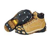Due North All Purpose Traction Aids, Anti Slip Winter Boot Snow Shoe Grips, Ice Grippers - Rubber Overshoe Cleats, Tungsten Carbide Spikes, Medium, V3550270-M