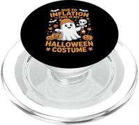 Due to Inflation This is My Funny Ghost Halloween Costume PopSockets PopGrip for MagSafe