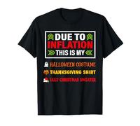 Due to Inflation This is My Funny Halloween Costume 2025 Fun T-Shirt