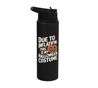 Due to Inflation This is My Halloween Costume Stainless Steel Insulated Water Bottle