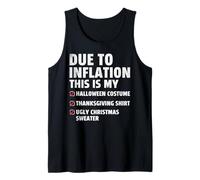 Due to Inflation This is My Halloween Thanksgiving Costume Tank Top