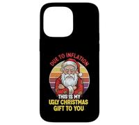 Due to Inflation This Is My Ugly Christmas Annoyed Santa Case for iPhone 14 Pro Max