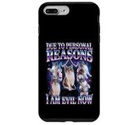 Due To Personal Reasons I Am Evil Now Cat Humor Case for iPhone 7 Plus/8 Plus