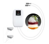 DUEBEL Foam Generator Kit for Molecular Gastronomy Cooking - Rechargeable, Portable, Efficient Foam Making Kit for Food, Creative Chef Cooking Tool for Progressive Cuisines, White