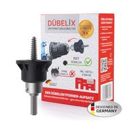 Dübelix Dowel Remover Attachment | Removes Dowels Without Residue - No Wall Damage! | Suitable for Any Standard Cordless Screwdriver | Easy to Use without any Manual Knowledge