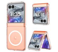 DUEDUE for Motorola Moto Razr 2026/2025/2024 Magnetic Case, Moto Razr 60/50 Case[Compatible with MagSafe], Shockproof Protective Phone Case for Motorola Razr 2026/2025/2024/60/50 6.9", Frosted Clear