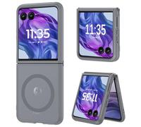 DUEDUE for Motorola Razr Plus 2025/2024 Case, Moto Razr 50 Ultra 5G Case Magnetic, Protective Cover Shockproof Phone Case for Motorola Razr+ Plus 2025/2024/Moto Razr 50 Ultra 5G 6.9", Gray
