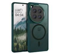 DUEDUE for OnePlus 12 Case Magnetic[Compatible with MagSafe], Military Grade Shockproof PC Back Cover TPU Bumper Protective Phone Case for OnePlus 12 5G 6.82", Green
