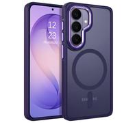 DUEDUE Magnetic for Samsung Galaxy S26 Case, Wireless Charging Compatible, Anti-Slip Frame, Military-Grade Drop Shockproof, Slim Phone Case for Galaxy S26 6.3", Purple