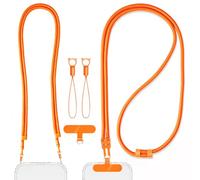 DUEDUE Phone Lanyard, Phone Strap Crossbody And Neck Strap, 1.5M Adjustable Universal Phones Chain, 2 Cute Cat-Designed Zinc Alloy Lanyard Holes And 1 Tpu Patch, Compatible With Most Phones And Cases