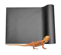 Duedusto Reptile Mat Liner, 120 Gallon, Polyethylene Terephthalate (PET), Black, for Bearded Dragon, Leopard Gecko, Hermit Crab, Aquatic Turtle and other Reptile Species