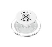 Duel Me Sword Fighting European Medieval Knight Funny PopSockets PopGrip for MagSafe