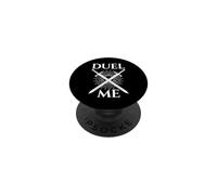 Duel Me Sword Fighting European Medieval Knight PopSockets Adhesive PopGrip