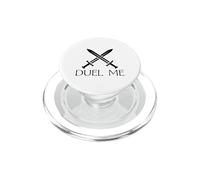 Duel Me Sword Fighting Medieval Knight European Funny PopSockets PopGrip for MagSafe