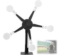 Dueling Tree Target System, Metal Swing Shooting Target Stand with 5 Steel Swing Paddles, Safety Stand & Shooting Bracket, Easy Setup, Durable Steel Construction