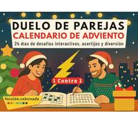 Duelo de Parejas - Calendario de Adviento: 24 días de desafíos interactivos, acertijos y diversión (1contra1) | Cuenta regresiva navideña para ella y él