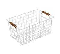 Duendhd 1 Piece Japanese Storage Basket Simple Bathroom Snacks Organiser Holder Kitchen Small Items Container M