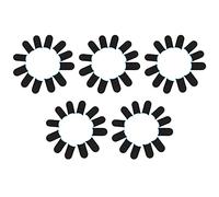 Duendhd 18-Pin Carbon Fiber Finger Sleeves for PUBG Mobile Games Contact Screen Finger Sleeves(60 Pcs)