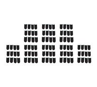 Duendhd 18-Pin Carbon Fiber Finger Sleeves for PUBG Mobile Games Contact Screen Finger Sleeves(96 Pcs)