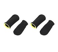 Duendhd 18-Pin Carbon Fiber Finger Sleeves For PUBG Mobile Games Press Screen Finger Sleeves (32 Pcs)