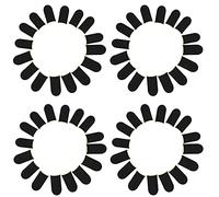 Duendhd 18-Pin Carbon Fiber Finger Sleeves For PUBG Mobile Games Press Screen Finger Sleeves (64 Pcs)