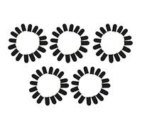 Duendhd 18-Pin Carbon Fiber Finger Sleeves For PUBG Mobile Games Press Screen Finger Sleeves (80 Pcs)