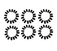 Duendhd 18-Pin Carbon Fiber Finger Sleeves For PUBG Mobile Games Press Screen Finger Sleeves (96 Pcs)