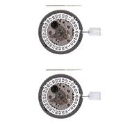 Duendhd 2Pcs NH35/NH35A Mechanical Movement with White Date Window Luxury Automatic Watch Movt Replace Kit High Accuracy,White