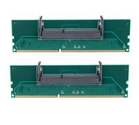 Duendhd 2X DDR3 Laptop SO-DIMM to Desktop DIMM Memory RAM Connector Adapter DDR3 laptop Internal Memory to Desktop RAM