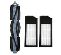 Duendhd 3 Pieces Hepa Filter Main Roller Brush for X1 Turbo Omni Robot Vacuum Cleaner Parts
