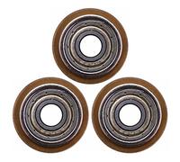 Duendhd 3X Titanium Coated carbonized Tile Cutter Exchange 22 x 6 x 6 mm Brass Tone