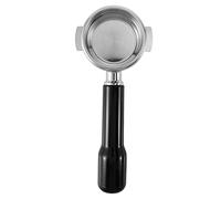 Duendhd 58MM Stainless Steel Coffee Machine Bottomless Filter Holder Portafilter for/Expobar Double Mouth/ E61/ FAEMA