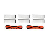 Duendhd 8 Pieces Main Brush Hepa Filter for Dearme L10Plus Robot Vacuum Cleaner for Household Cleaning