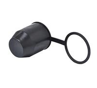 Duendhd Black Tow Bar Ball -in Type Cover Cap Car Hitch Towball Trailer Protection Cap EIG88 Suitable for RV Trailer