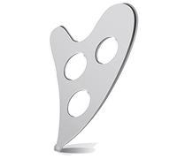 Duendhd Gua Sha Facial Tool,3-Hole Stainless Steel Gua Sha IASTM Metal Scraping Tool, for Face Neck Back Arms Thighs Legs