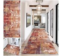DueQizy Carpet Runners for Hallways Non-Slip Long Hallway Runner Rug Washable Rug Runners for Hallways 110 x 280 cm Hall Runner Narrow Rugs Absorbent Heavy Duty Entrance Mat Carpet Runner for Kitchen