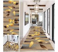 DueQizy Carpet Runners for Hallways Non-Slip Long Hallway Runner Rug Washable Rug Runners for Hallways 110 x 280 cm Hall Runner Narrow Rugs Absorbent Heavy Duty Entrance Mat Carpet Runner for Kitchen