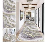 DueQizy Carpet Runners for Hallways Non-Slip Long Hallway Runner Rug Washable Rug Runners for Hallways 110 x 280 cm Hall Runner Narrow Rugs Absorbent Heavy Duty Entrance Mat Carpet Runner for Kitchen