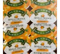 Duerr's Seville Orange Marmalade - 16 x 20g Single / Individual Portions - Stay Fresh & Easy Open