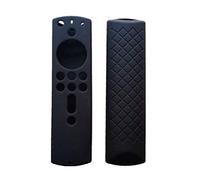 DUESI Protective Cover for Amazon Fire TV Stick 4K Remote, Silicone, Lightweight, Non-slip, Dustproof, Shockproof, Washable, Full Access to Ports, Black