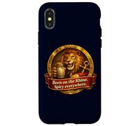 Düsseldorf Mustard Born on The Rhine Spicy Everywhere Case for iPhone X/XS