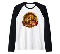 Düsseldorf Mustard Born on The Rhine Spicy Everywhere Raglan Baseball Tee