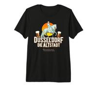Düsseldorf The Old Town Jan Wellem Düsseldorf Premium T-Shirt