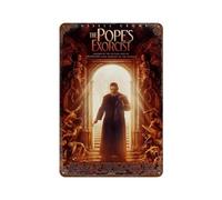 DUETFGBL Movie The Pope's Exorcist PosterWall Decor Art Metal Tin Poster Modern Bar Decorations30x20cm