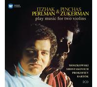DUETTE FÜR 2 VIOLINEN(ITZHAK PERLMAN 2 CD NEW MOSZKOWSKI/SCHOSTAKOWITSCH/PR/+