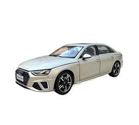 DUEVEL 1 18 For Audi White Gold A4L 2020 Alloy Die Casting Static Model Car Crafts Collection Gift Simulation Vehicle Playset