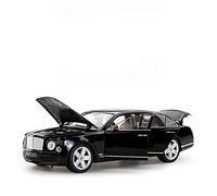DUEVEL 1 18 for Bentley Mulsanne Simulation Alloy Scale Luxury Car Model Static Vehicle Collectible Ornament Simulation Vehicle Playset(Black)