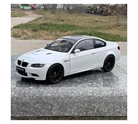 DUEVEL 1 18 for BMW M3 E92 Coupe Simulation Alloy Sports Car Model Static Vehicle Collectible Souvenirs Ornament Simulation Vehicle Playset(White)